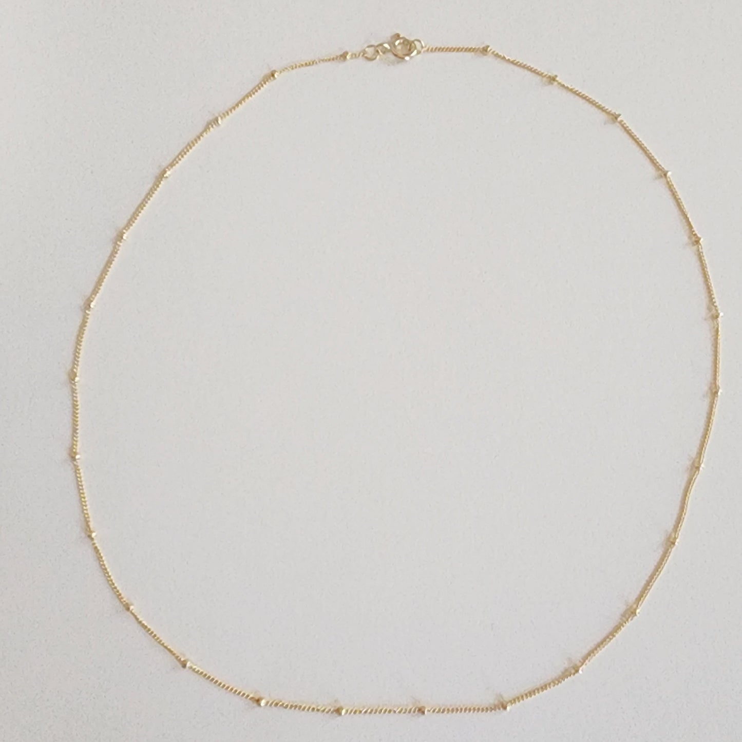 Gold Chain - Beaded Cable - Going Golden