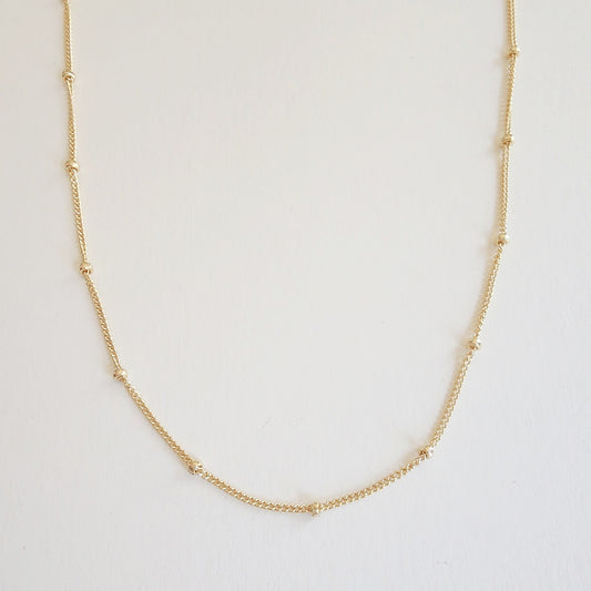Gold Chain - Beaded Cable - Going Golden