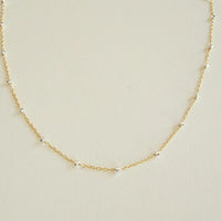 Gold and Silver Beaded Necklace
