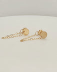 Circle Chain Earring - Going Golden