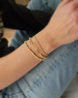 Stretch Bead Bracelets - Going Golden