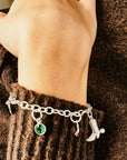 Silver Charm Bracelet - Going Golden