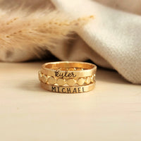 The Chloe Stacking Ring Set - Going Golden