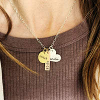 Three Names Necklace - Going Golden