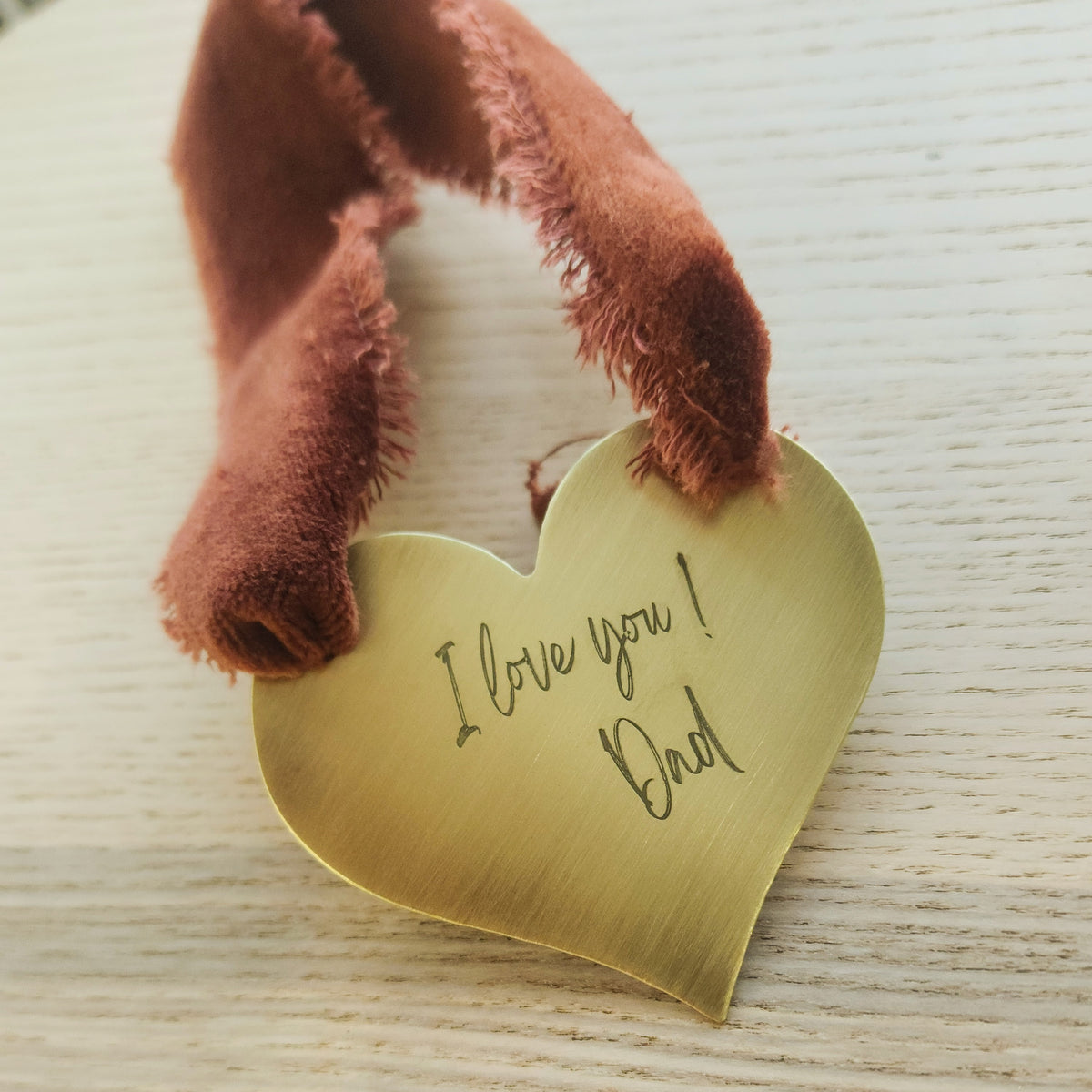 Heart Handwriting Ornament