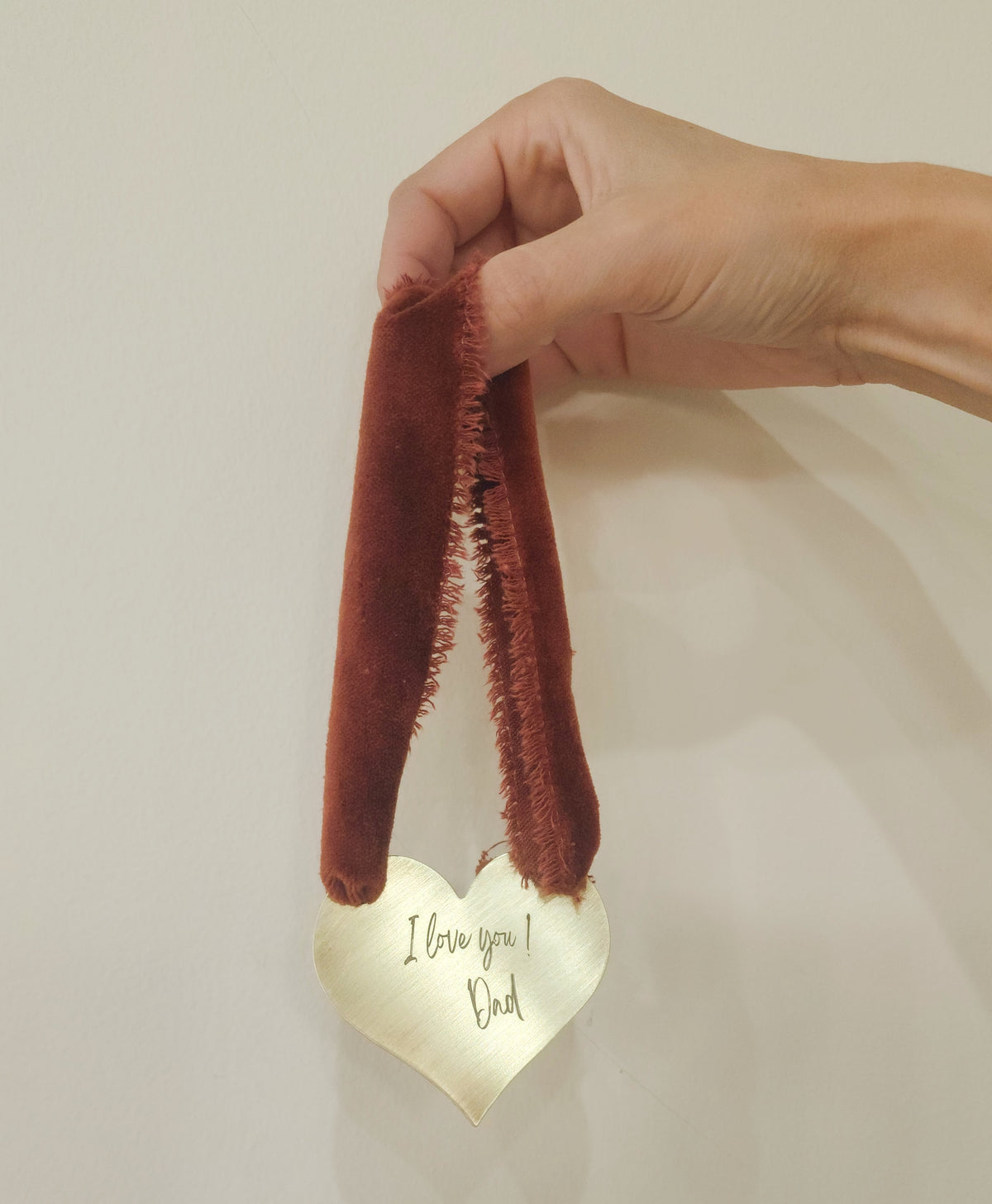 Heart Handwriting Ornament
