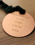 Personalized Copper Ornament