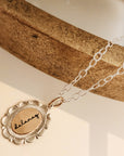 Medallion Name Necklace