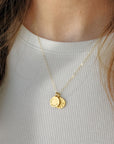 Gold Stamped Name Necklace