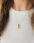 Gold Stamped Name Necklace