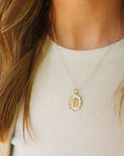 Medallion Name Necklace