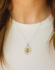 Medallion Name Necklace