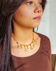 Gold Interchangeable Charm Necklace