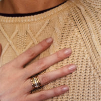 The Maryl Stacking Ring Set - Going Golden