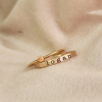 The Ensley Stacking Ring Set - Going Golden