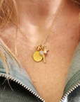 Dainty Hand-Stamped Charm