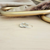 The Maddy Stacking Name Ring Set - Going Golden