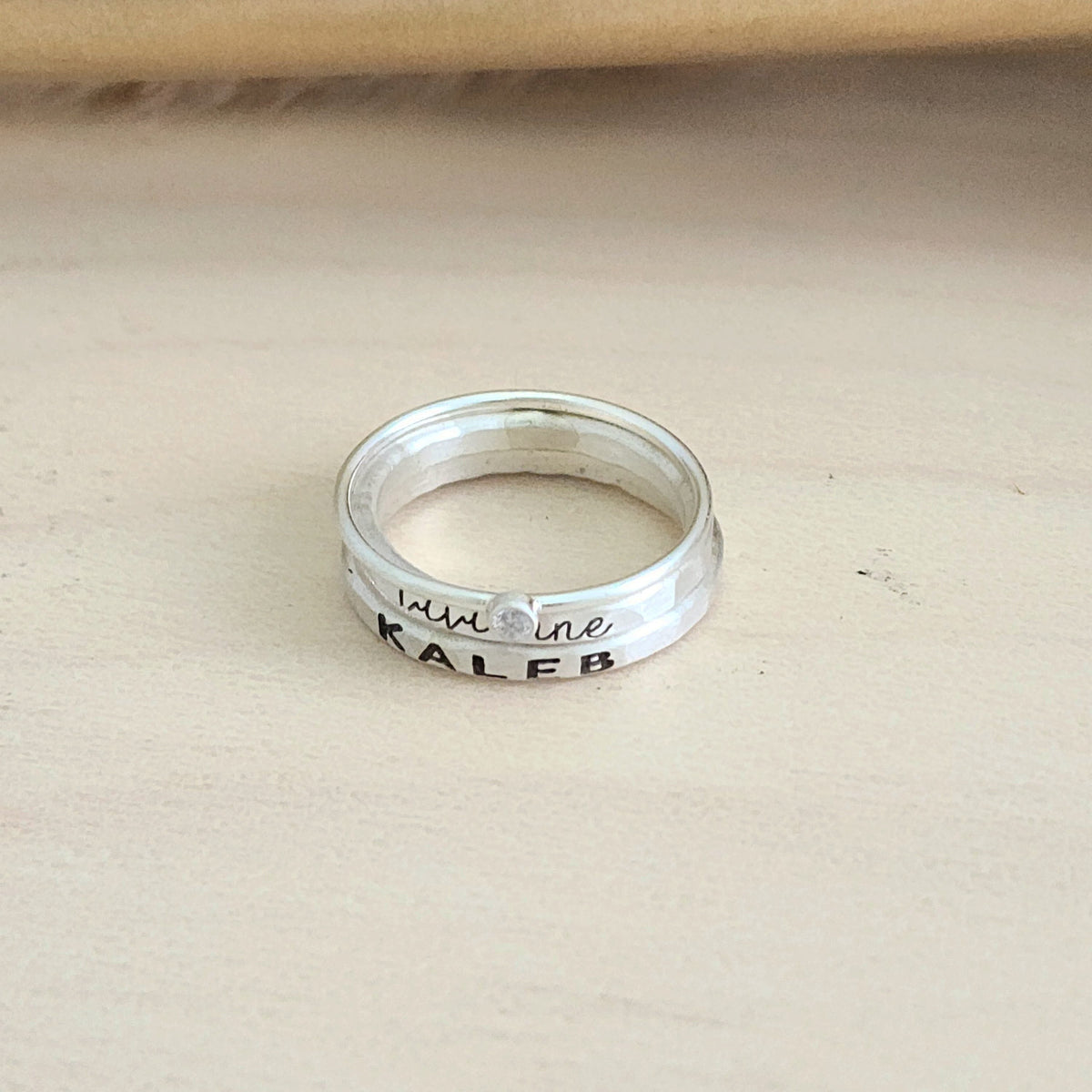 The Maddy Stacking Name Ring Set - Going Golden
