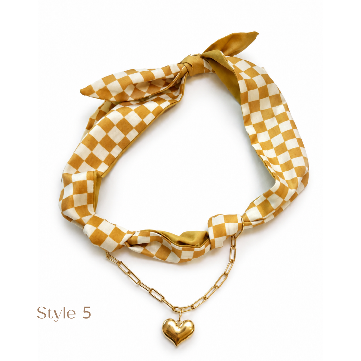 Charm Scarf Necklace