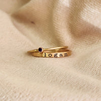 The Ensley Stacking Ring Set - Going Golden