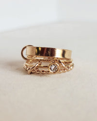 Gold Connected Stacking Rings - Going Golden