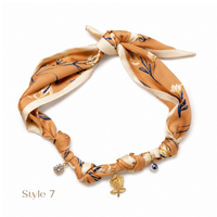 Charm Scarf Necklace