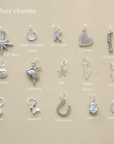 Silver Carabiner Paperclip Charm Bracelet