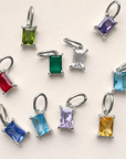 Rectangle Birthstone Charm - Going Golden