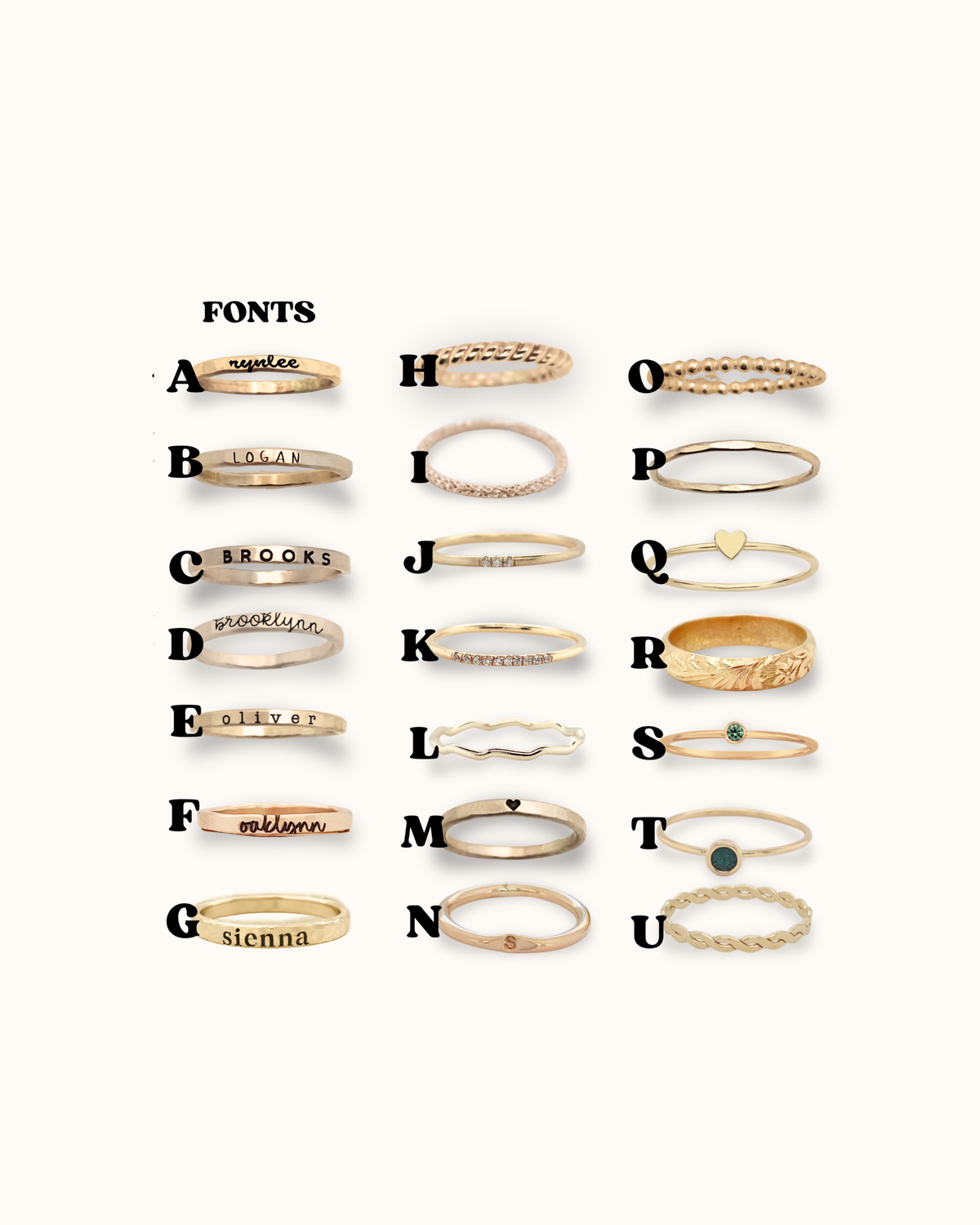 Design Your Own Ring Set