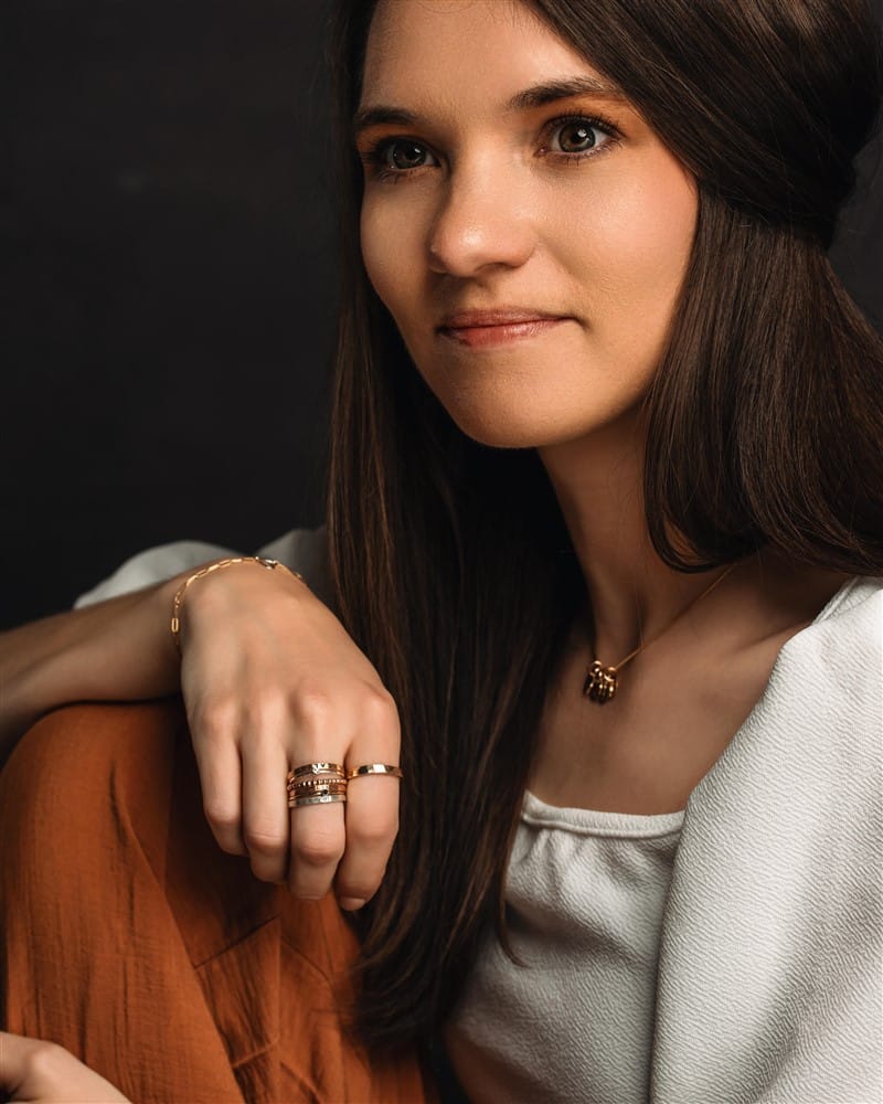 handmade and personalized jewelry for women, personalized stacking rings