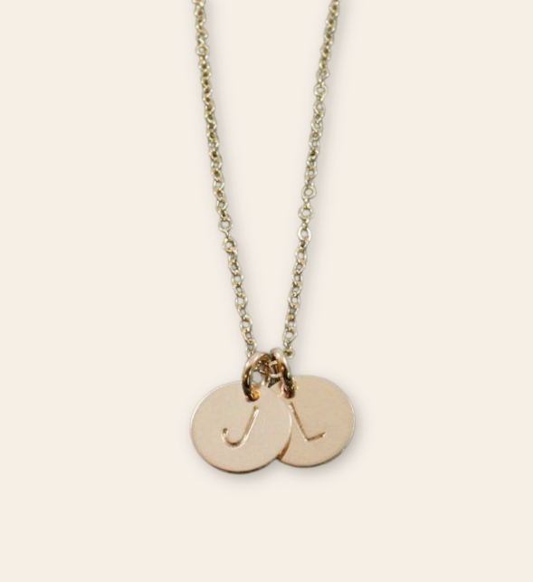 Dainty Initial Necklace - Going Golden