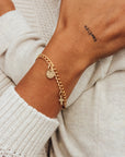 Gold Charm Bracelet