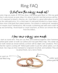 Thick Personalized Rings - Going Golden