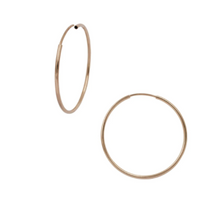 Gold-Filled Infinity Hoops - Going Golden
