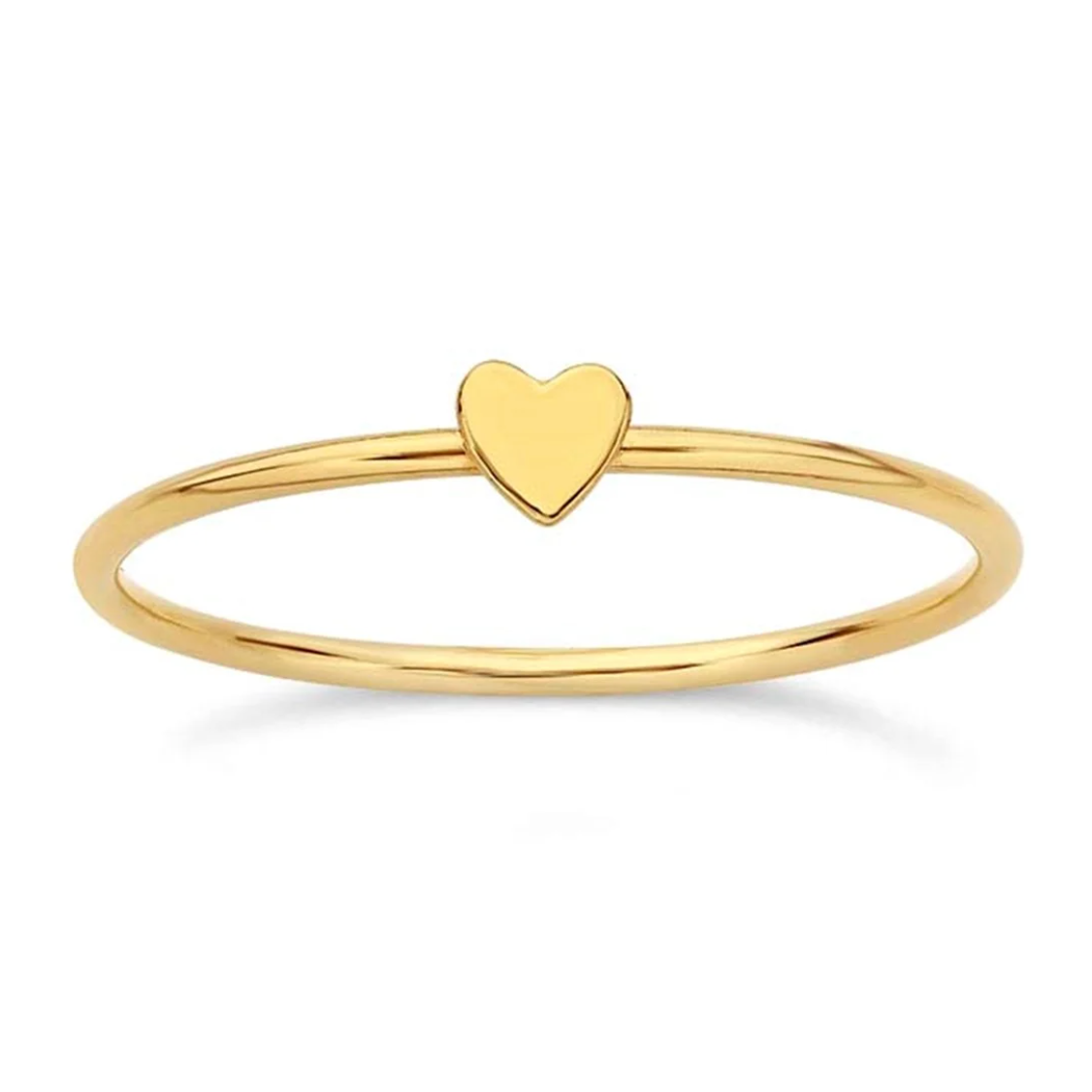 Mini Heart Ring - Going Golden