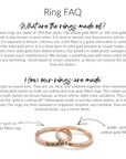 Modern Personalized Stacking Ring - Going Golden