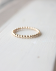 Beaded Ring - Going Golden