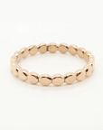 Flat Beaded Ring - Going Golden