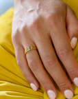 Small Birthstone Stacking Ring