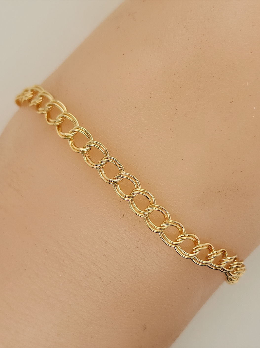 Gold Double Cable Bracelet - Going Golden
