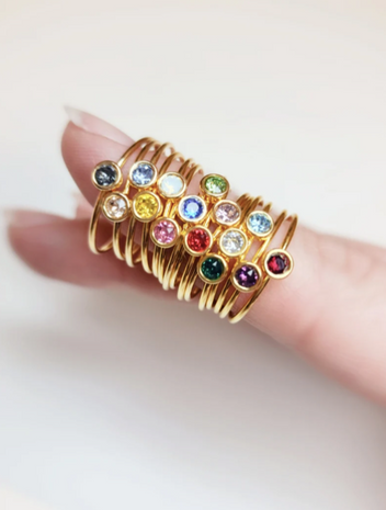 Gold-Filled Stackable Class Ring Set | Going Golden