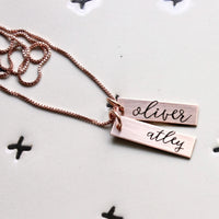 Cursive Name Necklace - Going Golden