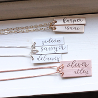 Cursive Name Necklace - Going Golden