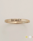 New Classic Name Ring