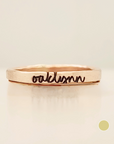 New Cursive Name Ring