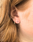 Birthstone Stud Earrings - Going Golden