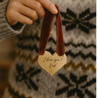 Heart Handwriting Ornament
