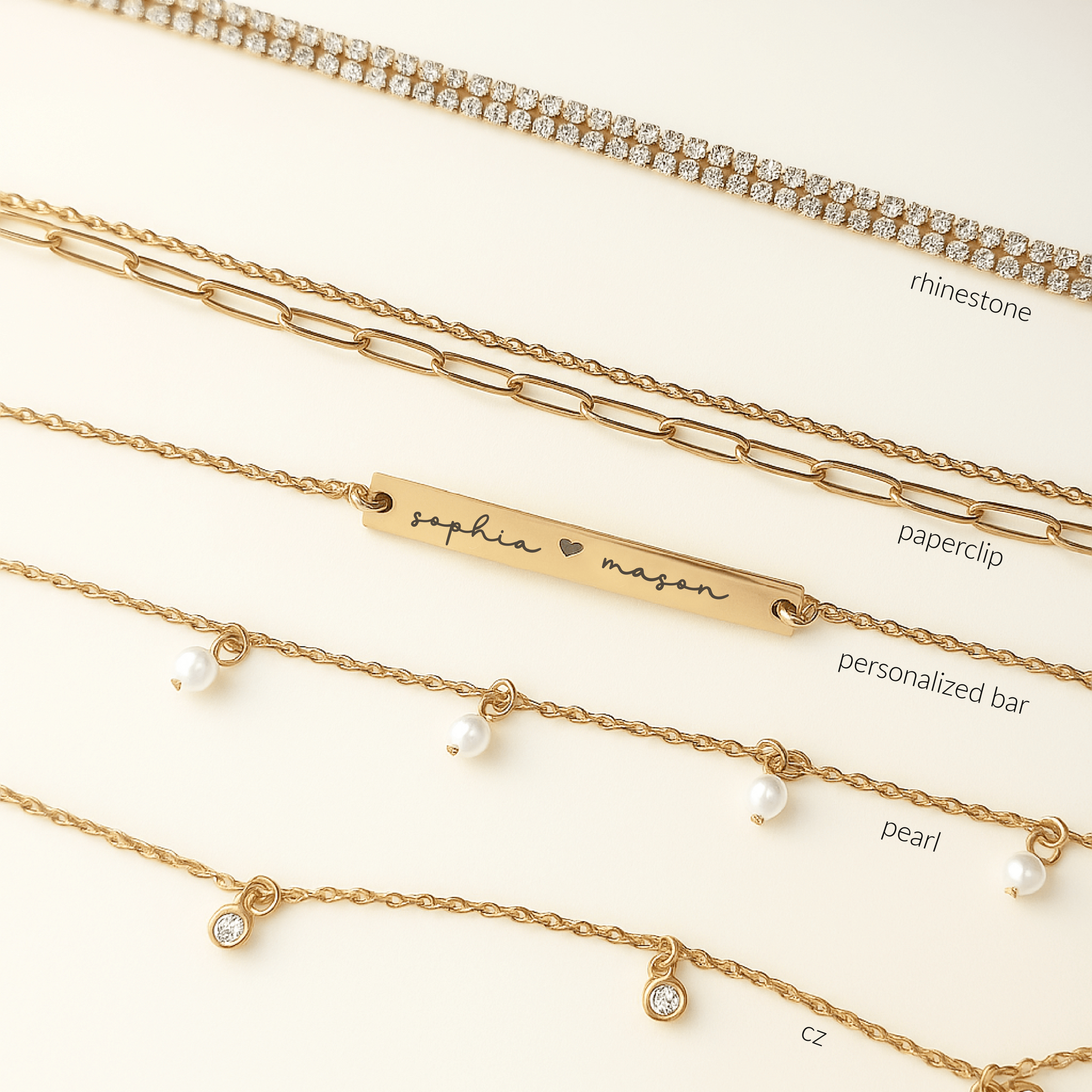 Spring Break Anklet Bundle - Going Golden