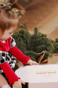 First Year Baby Milestone Ornaments - Going Golden