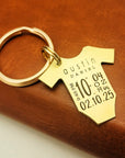 Baby Statistics Keychain